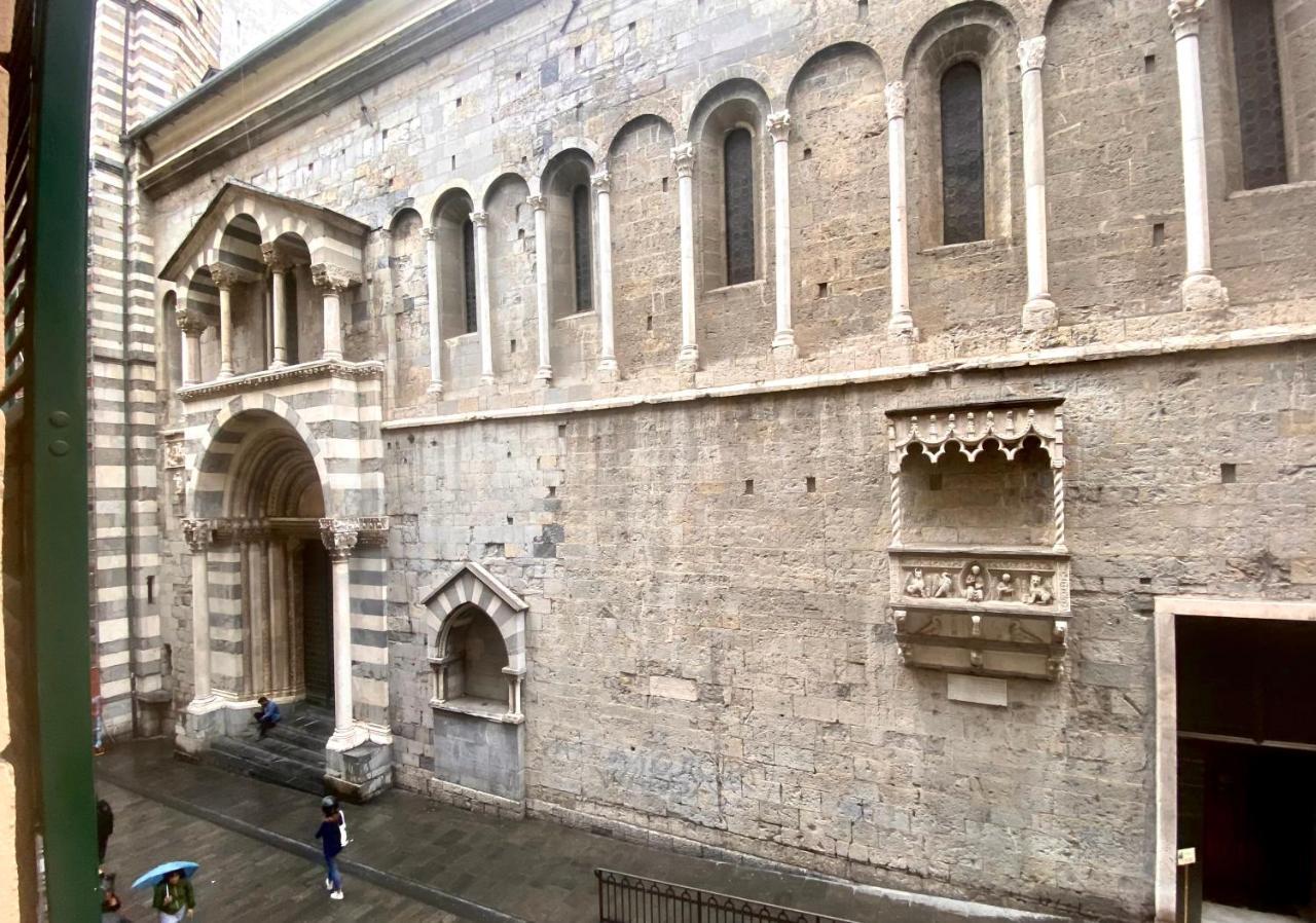 Amazing San Lorenzo 19, Rolli Palace Unesco - Stunning View Overlooking The Cathedral - Free Private Parking- جنوة المظهر الخارجي الصورة
