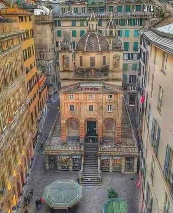 Amazing San Lorenzo 19, Rolli Palace Unesco - Stunning View Overlooking The Cathedral - Free Private Parking- جنوة المظهر الخارجي الصورة
